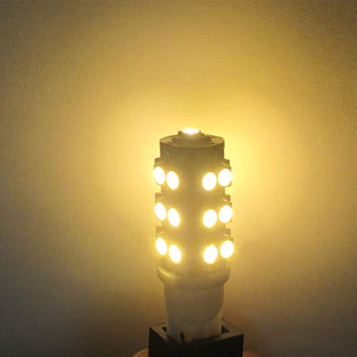 GRV T10 Wedge 921 194 25-3528 SMD LED Bulb lamp Super Bright Warm White DC 12V Pack of 10