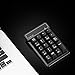 2.4GHz USB Numeric Keypad, 19 Keys Wireless USB Numeric Keypad, Mini USB Receive for Laptop Desktop PC Notebook (Black)