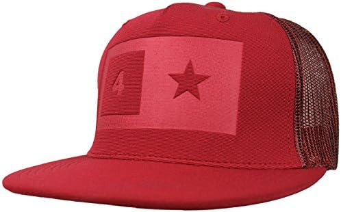 FOURSTAR Skateboard Hat IMPRINT BURGUNDY MESH SNAPBACK