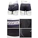 FITEXTREME Mens 5 Pack Cool Sporty Performance Stretch Short Boxer Briefs M