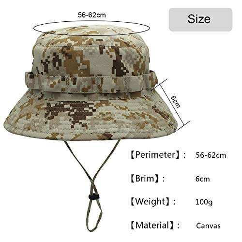 DORRISO Damen Herren Buschhüte UPF 50+ Schutz UV Strand Faltbar Safarihut Reisen Outdoor Hut Fischerhut Anglerhut… – Bild 4