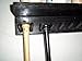 Solid Wood Baseball Mini Size Bat Rack up to 17 Bats 6 Balls Black Custom Deluxe M17B6