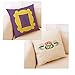 BETHANY STEVENS Friends TV Show Merchandise Pillow Case Set of 2 1818 inch - Central Perk Coffee-Monica's Door Frame- Sofa Cushion Covers