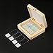 25 Prepared Microscope Slides for Kids, Animal Plant Insect Bacteria Specimens Collections for Basic Biological Science Education, Containing Custom Wooden Boxes …
