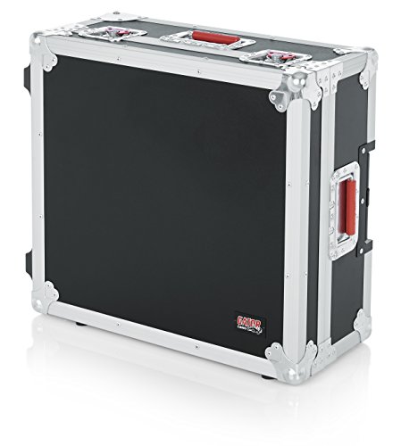 Gator Cases Rolling ATA Style Mixer Road Case with Fully Adjustable Interior and Stackable Ball Corners; 19