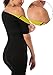 HAMACTIV Neoprene Hot Sweat Sauna Body Shapers T-Shirts with Zipper Slimming Tank Top Vest Weight Loss Gym Yoga Sports Vest Hot Thermo Fitness Anti-Cellulite (Full Open-Bust, S)