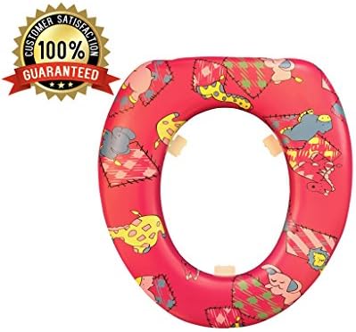 Extra Soft Padded Potty Training Seat Easy Clean Cushioned Ergonomic Travel &amp; Home Child Kids Infant Baby &amp; Toddler Toilet Seat Non Slip Universal Fit for Boys &amp; Girls Unisex