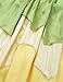 iiniim Little Girls Princess Dress up Cosplay Fairy Tale Fancy Costumes Halloween Party Gowns Light Green&Yellow 5-6