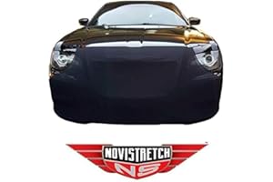 MIDWEST CORVETTE Chrysler 300 NoviStretch Front Bra High Tech Stretch Mask Fits: All 2005 and Later Mopar Chrysler's 300 Black