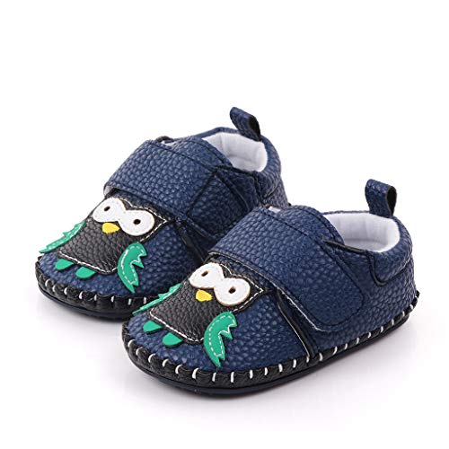 image for MIS1950s Baby Girls Boys Non Slip Rubber Sole Cartoon Walking Slippers