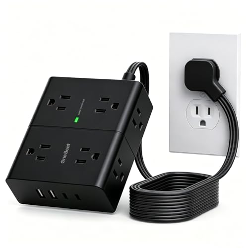 One Beat Flat Plug Power Strip