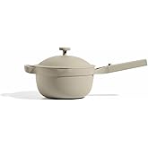Our Place Mini Perfect Pot | 2.5 Qt Ceramic Pot with Lid & Spatula | Patented 8-in-1, PFAS-Free Nonstick, Non-Toxic Cookware | Induction & Oven-Safe up to 450°F | Steam