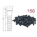 Pinty Heavy Duty 150 Pack Chicken Plucker Fingers Poultry Duck Goose Feather Plucking