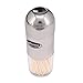 Toothpick Holder, Newness Food Grade 304 Stainless Steel and Acrylic Toothpick Holder for Home, Cylinder Shape