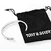 TONY & SANDY Funny Gag Inspirational Christmas Gifts for Women Female Keep Fucking Going Cuff Bracelet Mantra Motivational Friendship Birthday Encouragement Adult Stocking Stuffers Jewelry