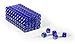 DA VINCI 16mm 6 Sided Translucent Red, Blue, or Green Gaming Dice in Bulk with Rounded Corners