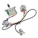 Kmise MI0322 Two Pickup Guitar Wiring Harness, 3 Way Blade Switch 500K, Great with Humbuckers