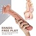 SHEQU Realistic Dildo with Suction Cup, 10 Inch Silicone Dildo for Women, Dong with Balls Fake Penis Adult Sex Toys Female Massage Masturbation Vaginal G-spot and Anal Play