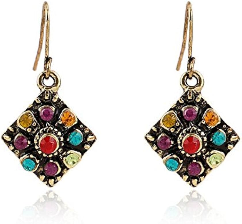 Amazon Co Jp Masinalt ピアス レディース ボヘミア 華やか 揺れる シンプル 軽い 復古系 両耳用 立体 個性 安い きれいめ かわいい ジュエリー 女性 イヤリング 男女兼用 おしゃれ かわいい ファッション 日常用 パーティー ジュエリー