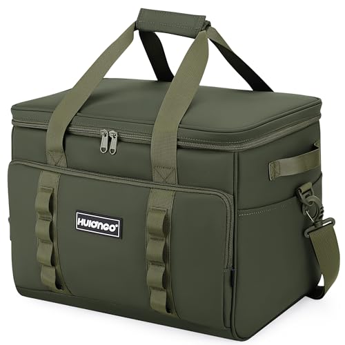 Hulongo Cool Bag 30L Insulated Cooler Bag Waterproof Picnic Thermal Bag For Camping, Travel, Grocery Shopping & Fishing
