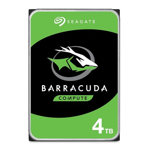 Seagate BarraCuda 4TB, Interne Festplatte HDD, 3.5 Zoll, 5400 U/Min, 256 MB Cache, SATA 6GB/s, silber, inkl. Data Rescue Service (ST4000DMZ04) thumbnail 1