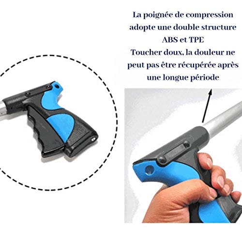 Greiferwerkzeug Leitergreifer Aluminiumgreifer Mit drehbarem Gummigreifer Langarmverlängerung, für Müll/Müll/Müllsammler… – Bild 7
