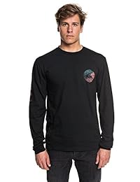 Quiksilver - Camiseta de manga larga con logotipo para hombre