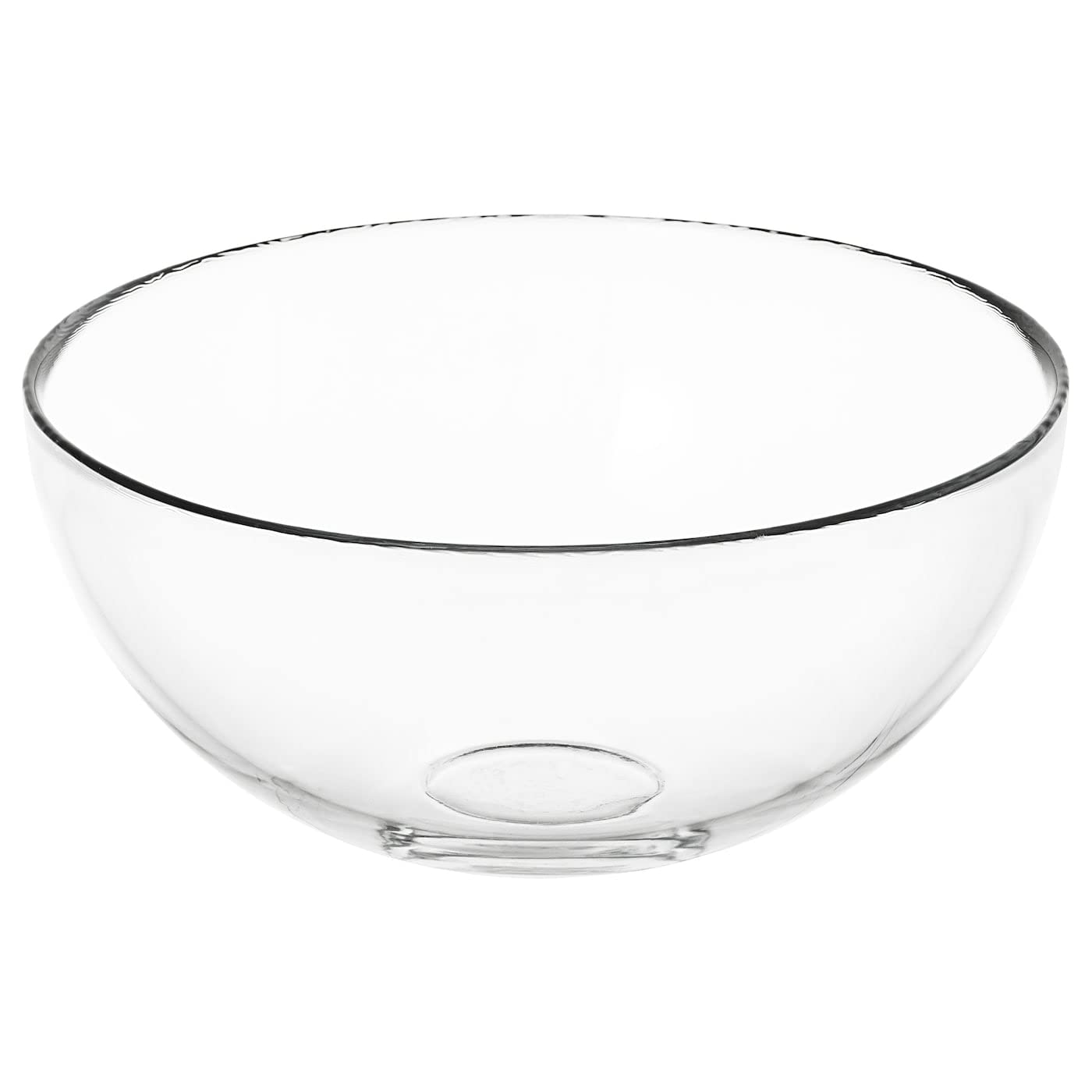 Ikea Blanda Serving Bowl Clear Glass Size 8" 900.572.52