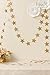 Ling's moment Star Garland Star Bunting Decorations, Paper Star Banner Hanggings for Wedding Birthday Party Baby Shower, Gold Christmas Decorations(Gold Iridescent Paper) 34pcs
