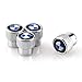Carhome01 Tire Valve Stem Caps for BMW Accessories, BMW Logo Zinc Alloy Plating Chrome Universal Car Wheel Tire Valve Covers Set of 4