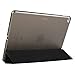 ESR Yippee Smart Case for The iPad Air 2, Smart Case Cover [Synthetic Leather] Translucent Frosted Back Magnetic Cover with Auto Sleep/Wake Function [Light Weight] (Black)