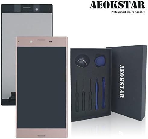 Aeokstar For Sony Xperia XZ 601SO F8331 F8332 SO-01J LCD Touch Screen Digitizer Glass Assembly Replacement &amp; Full Repair Tools Kit (PIINK)