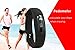 Willful Non-Bluetooth Pedometer Bracelet Fitness Tracker Watch with Step Calories Counter Sleep Monitor Distance Time/Date (Simple,No app,No Phone need) for Walking Running Kids Men Women (Black)