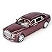 CLEVER BOYS 1:24 Scale Diecast Vehicle Model Toy Cars with Sound and Light Pull Back Power for Kids Adults.(Red)