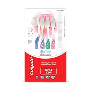 Colgate Sensitive Soft Bristles Toothbrush – 4 Pcs