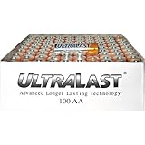 NABC UltraLast ULA100AAB AA Size General Purpose Battery - Alkaline - 1.5V DC General Purpose Battery-100 count