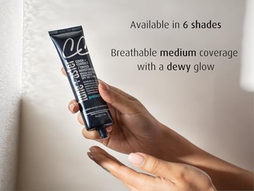 Lune+Aster CC Cream Broad Spectrum SPF 50 Medium Coverage, Color Correcting Cream For A Dewy Glow