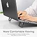 Mini Laptop Stand, Licheers Portable Laptop Stand for Desk, Invisible Cooling Laptop Holder Stand, Compatible with MacBook Pro, MacBook, MacBook Air, Dell XPS, HP, Lenovo, or More Laptopthumb 1