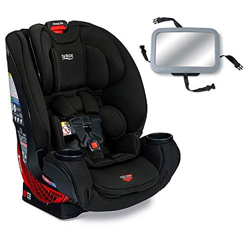 Britax One4Life Clicktight All-in-One Convertible Car Seat – Eclipse Black with Backseat Mirror