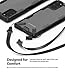 Ringke Fusion-X Compatible with Galaxy S20 Plus Case Only (2020), Clear Back Heavy Duty Shockproof TPU Rugged Bumper Phone Cover - Black