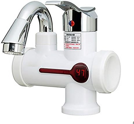 Heater Faucet 3sec Instant Tankless Electric Water Heater Faucet Kitchen Instant Hot Water Tap Shower Hot And Cold Dual-Use With LED Digital Display , 57CM-9W