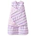 HALO Sleepsack Micro-Fleece Swaddle, Pink Waves, Small