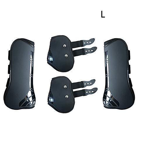 image for HONUTIGE Horse Tendon Boots, Adjustable Front Hind Horse Leg Boots, Sh