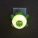 Manve Baby turtle LED Night Light, with light Sensor and Dual USB Wall Charger, in the Dark for Hallway Bathroom bedroom Living Room Kitchen (Warm light)