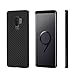 Minimalist S9 Plus Case,PITAKA Magcase Super Slim fit Sturdy Durable Case Protective Snap-on Scratch Resistant Back Cover for Samsung Galaxy S9 Plus-Black/Grey(Twill)