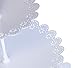 VILAVITA 3-tier Cupcake Stand Round Dessert Tower Iron Cupcake Holder Display Cake Stand for Wedding Birthday Party Celebration, White
