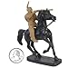 Plains Indian Mounted Warriors Plastic Army Men: Six 54mm Figures and 6 Horses - 1:32 scale