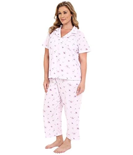 Carole Hochman Women's Plus Size Cotton Capri Pajama in Kuwait