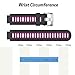 NotoCity Silicone Watch Band Replacement Solft Silicone Strap Compatible Garmin Forerunner 230/220/ 235/620/ 630/ 735XT-Black Pink