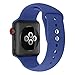 YOUKEX Sport Band Compatible with Apple Watch 38mm/40mm, Soft Silicone Strap Wristbands Replacement for iWatch Series 4/3/2/1 Women Men, (Royal Blue S/M)